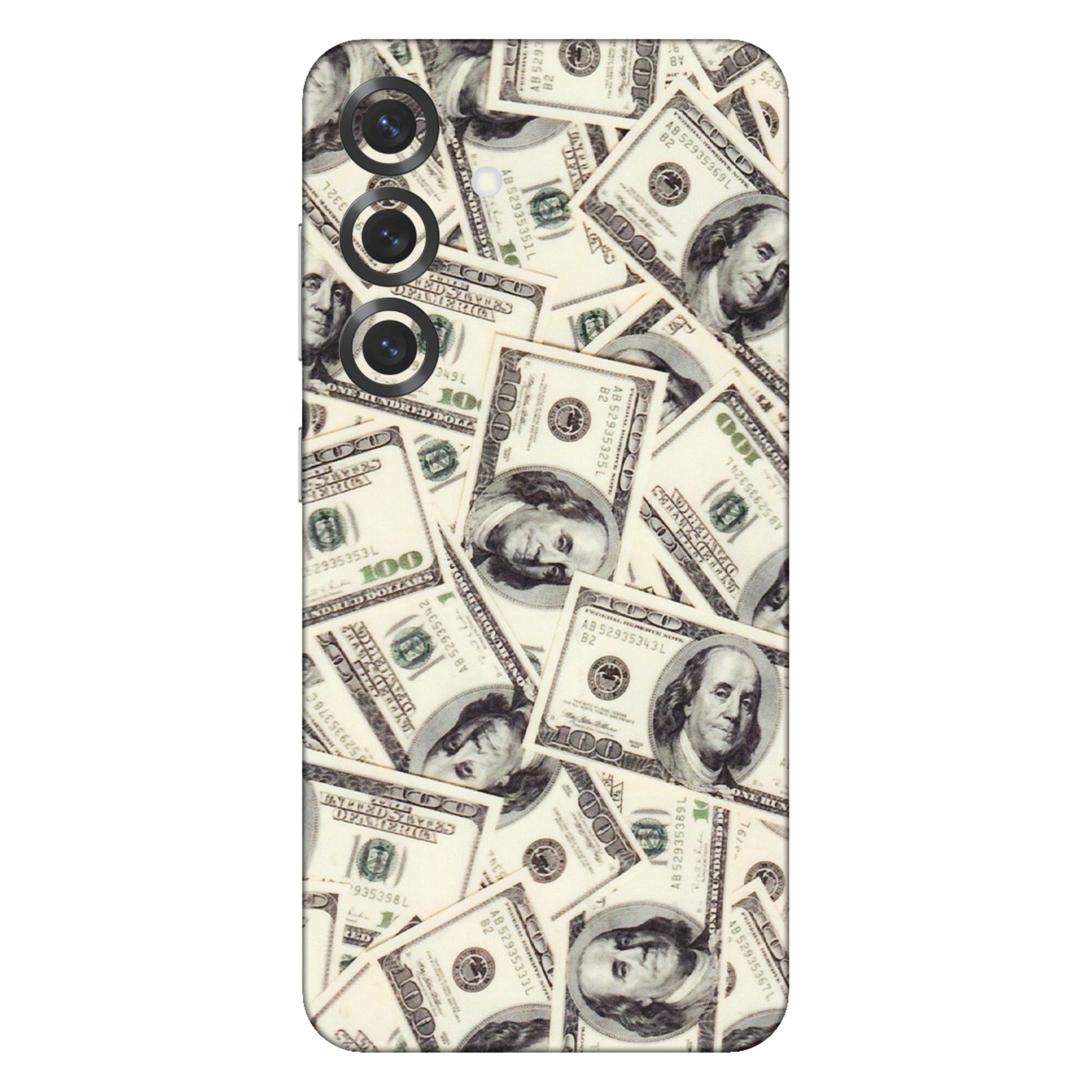 Samsung A/S Series Phone Skins (All Models) - Dollar Lover - Transparent Finish (T-17) Samsung Galaxy S25 Plus