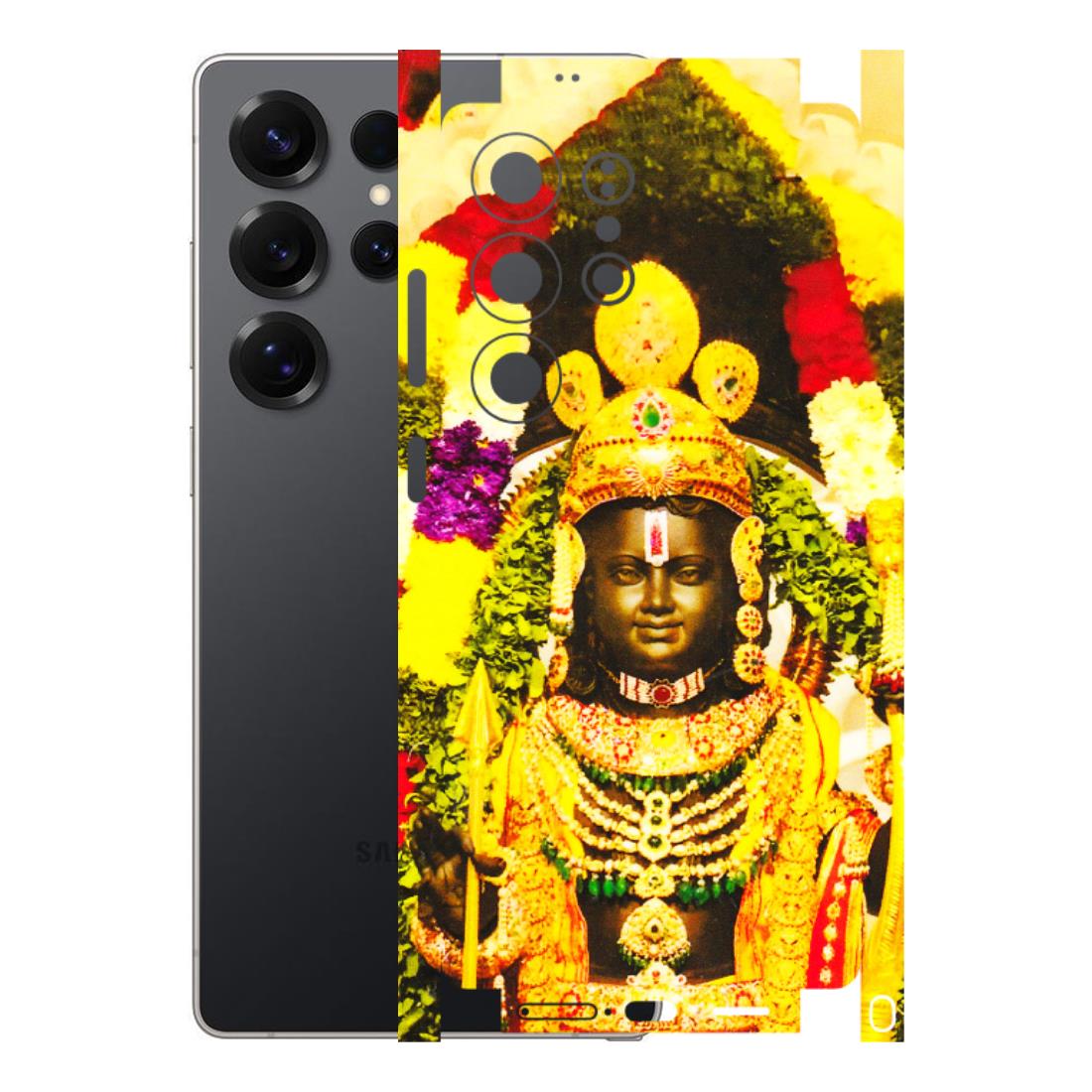 Samsung A/S Series Phone Skins (All Models) - Ram Lalla Ayodhya - 3D Embossed Finish (L-103) Samsung Galaxy S25 Ultra (5G)