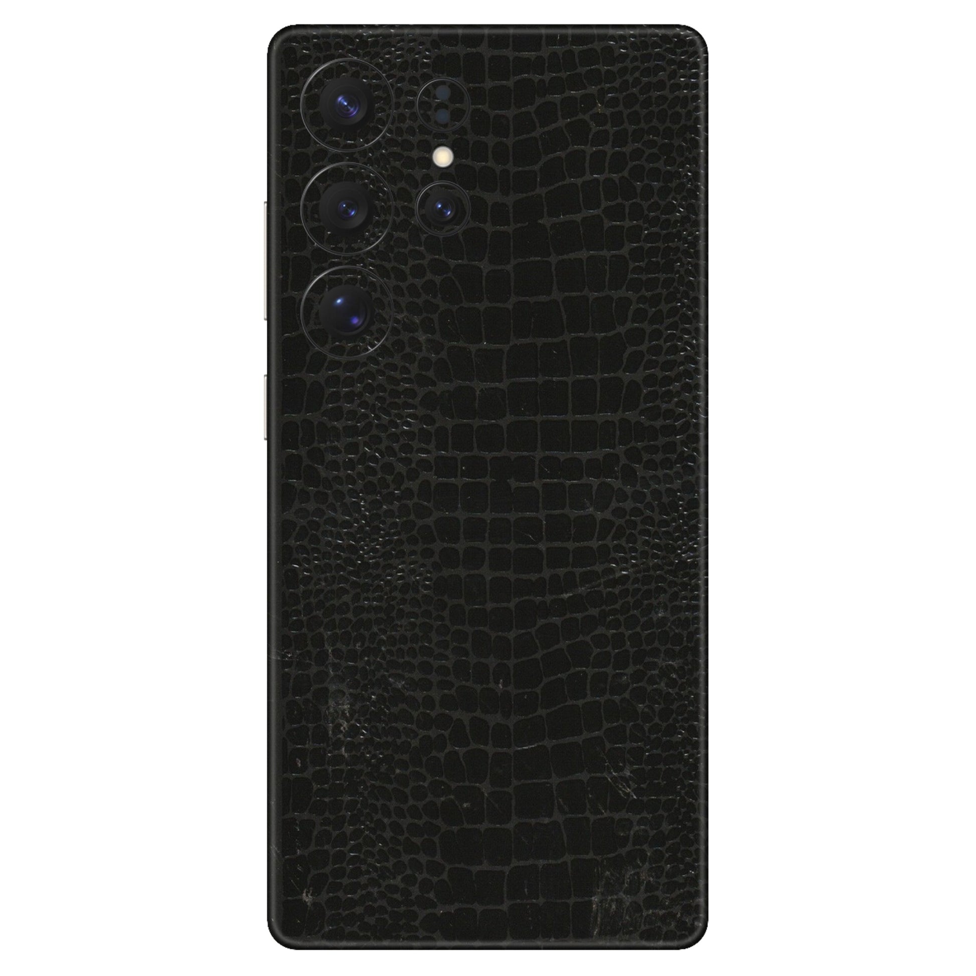 Samsung A/S Series Phone Skins (All Models) - Snake Leather Black - 3D Embossed Finish (L-107) Samsung Galaxy S25 Ultra (5G)