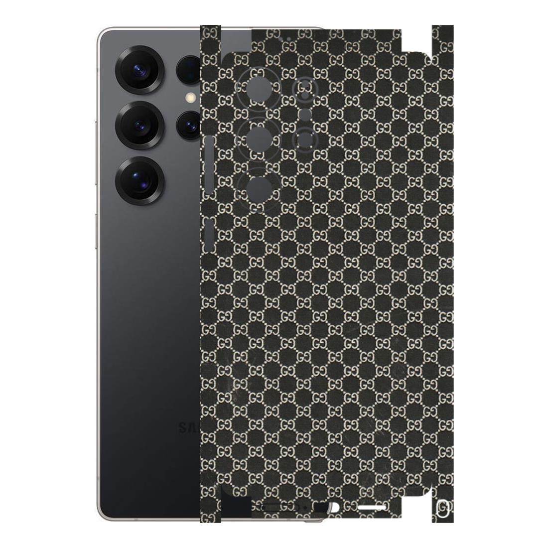 Samsung A/S Series Phone Skins (All Models) - Black G Print - 3D Embossed Finish (L-109) Samsung Galaxy S25 Ultra (5G)