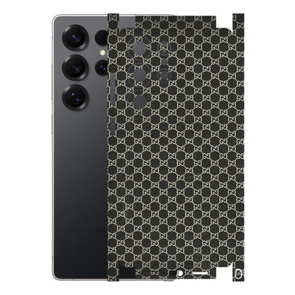 Samsung A/S Series Phone Skins (All Models) - Black G Print - 3D Embossed Finish (L-109) Samsung Galaxy S25 Ultra (5G)