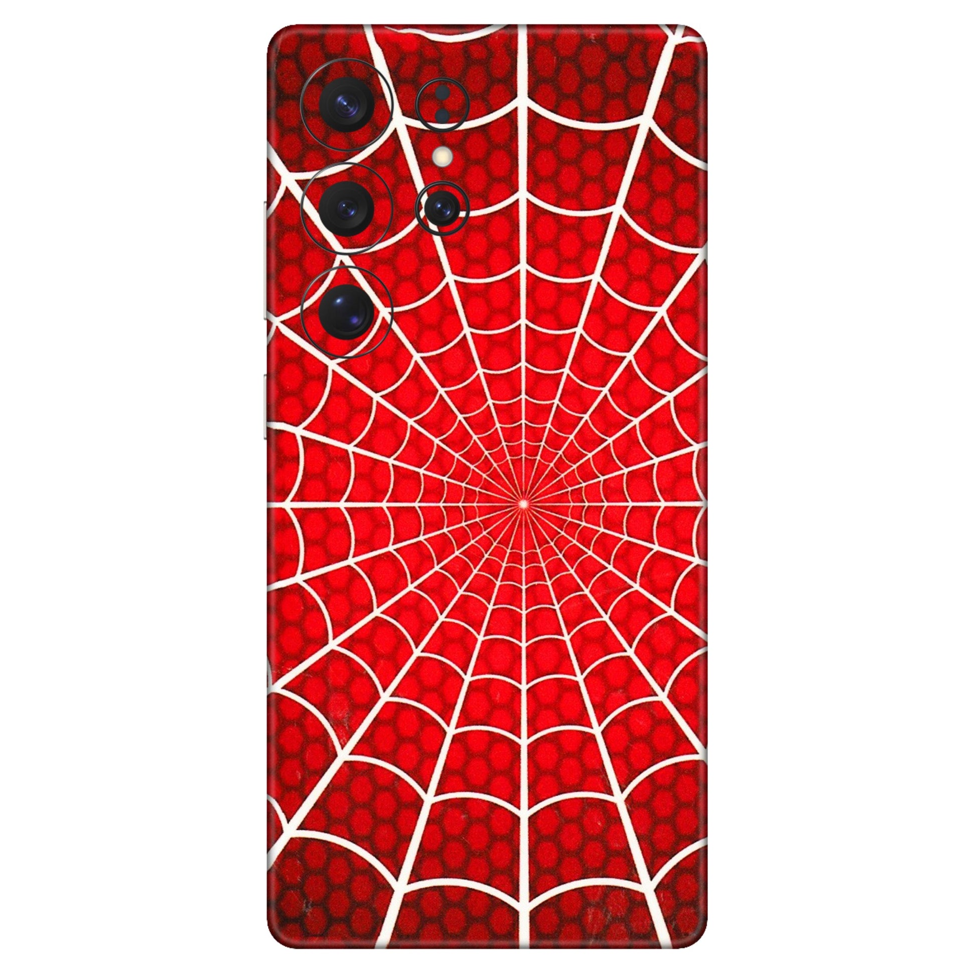 Samsung A/S Series Phone Skins (All Models) - Classic Spidey Web - 3D Embossed Finish (L-115) Samsung Galaxy S25 Ultra (5G)