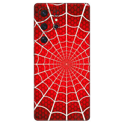 Samsung A/S Series Phone Skins (All Models) - Classic Spidey Web - 3D Embossed Finish (L-115) Samsung Galaxy S25 Ultra (5G)