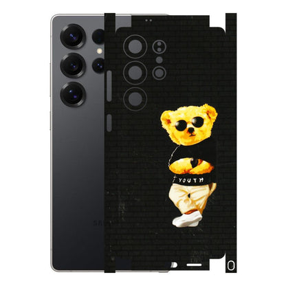 Samsung A/S Series Phone Skins (All Models) - Classy Teddy Bear - 3D Embossed Finish (L-116) Samsung Galaxy S25 Ultra (5G)