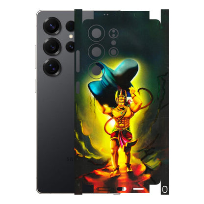 Samsung A/S Series Phone Skins (All Models) - Hanuman Ji - 3D Embossed Finish (L-128) Samsung Galaxy S25 Ultra (5G)