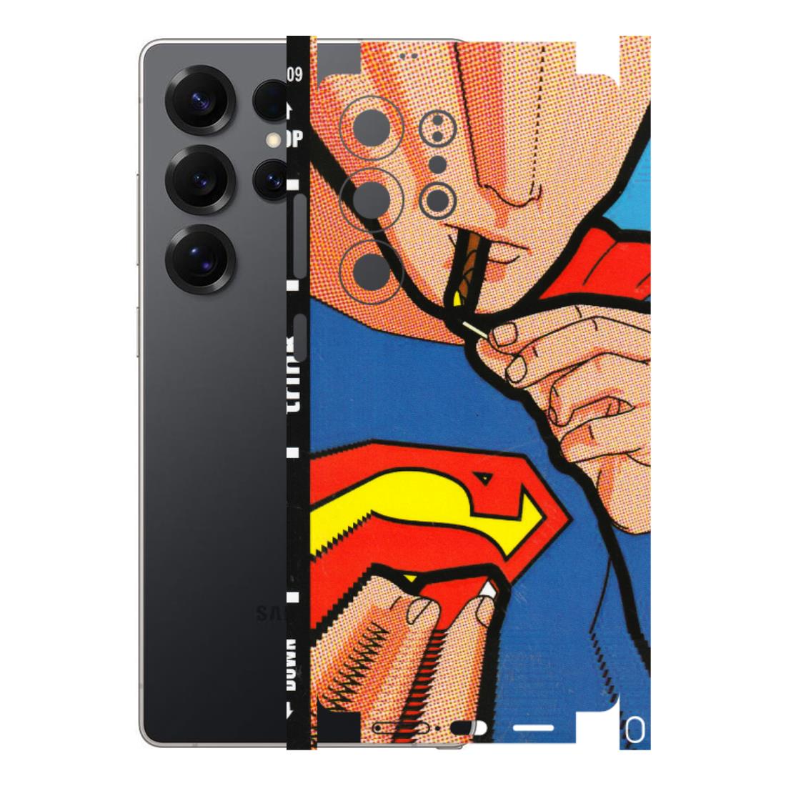 Samsung A/S Series Phone Skins (All Models) - Superman Sutta - 3D Embossed Finish (L-130) Samsung Galaxy S25 Ultra (5G)