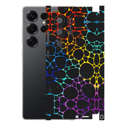 Samsung A/S Series Phone Skins (All Models) - Abstract Art MultiColour - 3D Embossed Finish (L-133) Samsung Galaxy S25 Ultra (5G)