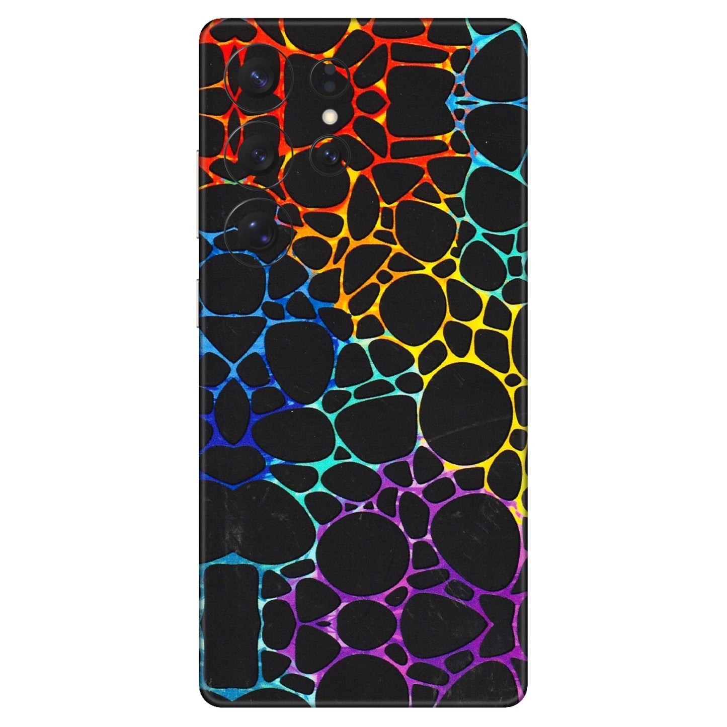 Samsung A/S Series Phone Skins (All Models) - Abstract Art MultiColour - 3D Embossed Finish (L-133) Samsung Galaxy S25 Ultra (5G)