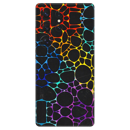 Samsung A/S Series Phone Skins (All Models) - Abstract Art MultiColour - 3D Embossed Finish (L-133) Samsung Galaxy S25 Ultra (5G)