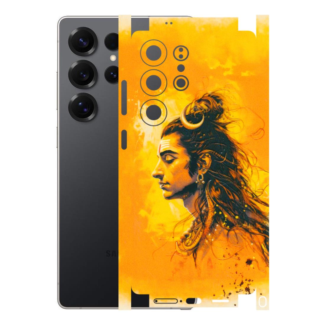 Samsung A/S Series Phone Skins (All Models) - Shiv Shakti - 3D Embossed Finish (L-14) Samsung Galaxy S25 Ultra (5G)