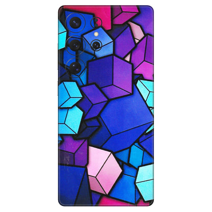 Samsung A/S Series Phone Skins (All Models) - Cube Doodle - 3D Embossed Finish (L-141) Samsung Galaxy S25 Ultra (5G)