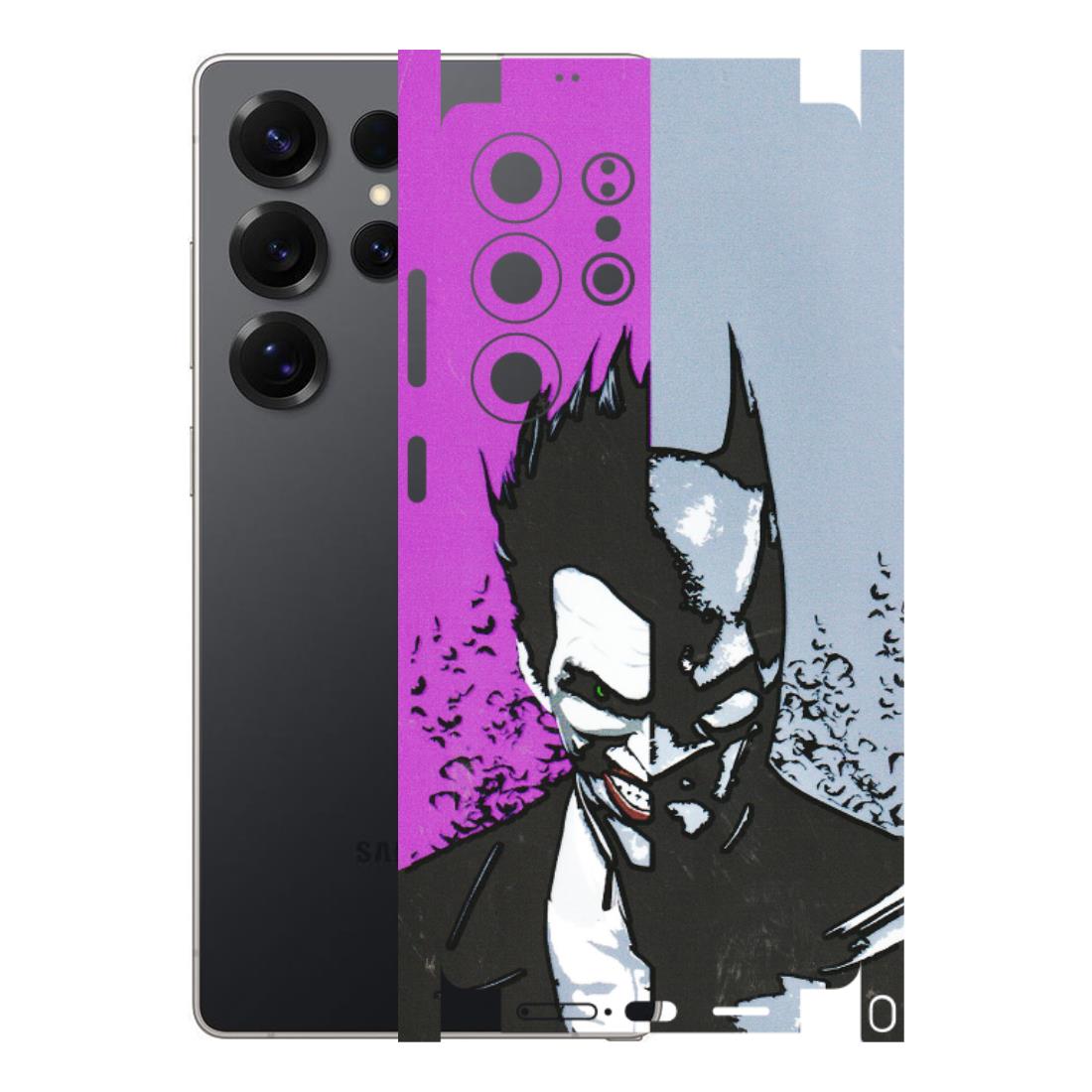 Samsung A/S Series Phone Skins (All Models) - Batman & Joker - 3D Embossed Finish (L-143) Samsung Galaxy S25 Ultra (5G)