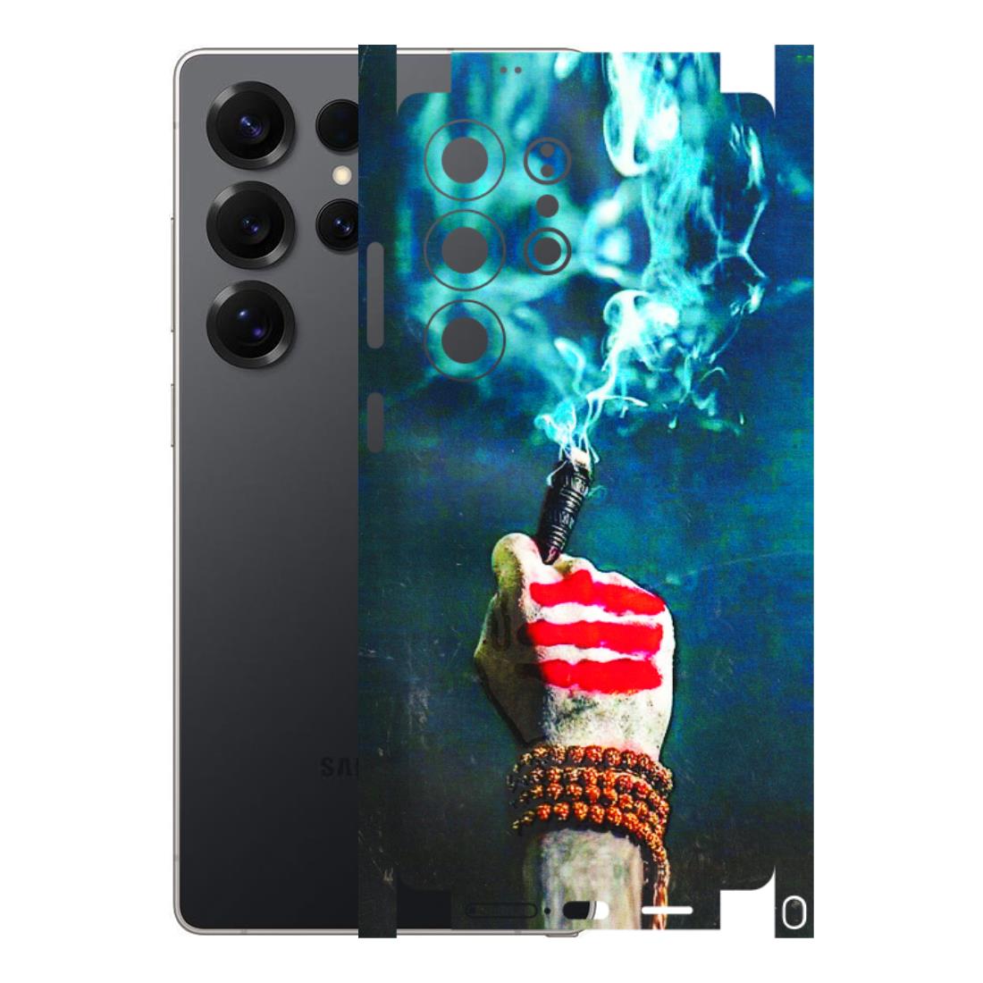 Samsung A/S Series Phone Skins (All Models) - Mahadev Bhakt - 3D Embossed Finish (L-146) Samsung Galaxy S25 Ultra (5G)