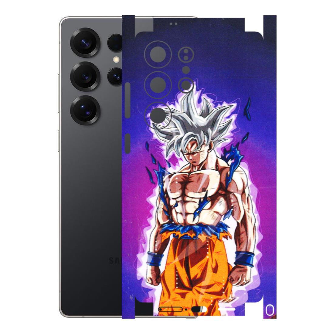 Samsung A/S Series Phone Skins (All Models) - Goku Purple Anime - 3D Embossed Finish (L-147) Samsung Galaxy S25 Ultra (5G)