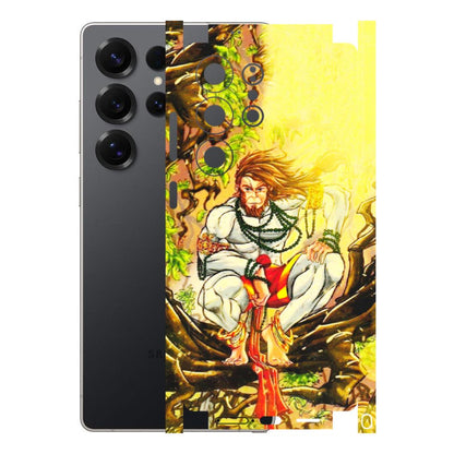 Samsung A/S Series Phone Skins (All Models) - Lord Hanuman - 3D Embossed Finish (L-152) Samsung Galaxy S25 Ultra (5G)