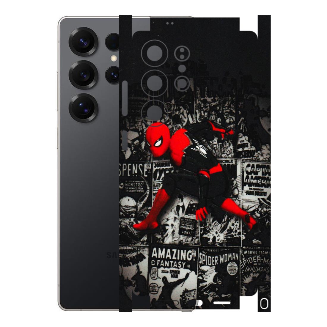 Samsung A/S Series Phone Skins (All Models) - SpiderMan New - 3D Embossed Finish (L-162) Samsung Galaxy S25 Ultra (5G)