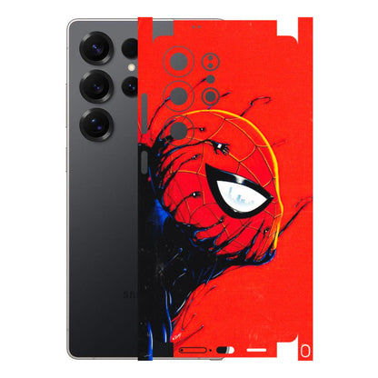 Samsung A/S Series Phone Skins (All Models) - Spiderman Face Venom - 3D Embossed Finish (L-165) Samsung Galaxy S25 Ultra (5G)