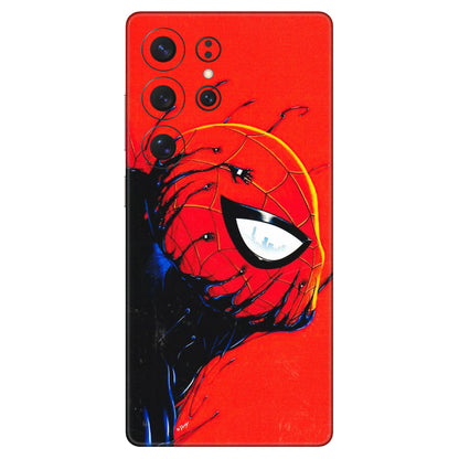 Samsung A/S Series Phone Skins (All Models) - Spiderman Face Venom - 3D Embossed Finish (L-165) Samsung Galaxy S25 Ultra (5G)