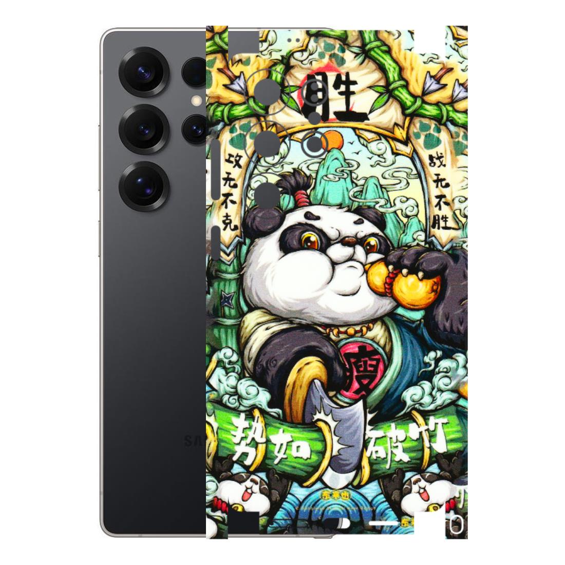 Samsung A/S Series Phone Skins (All Models) - Royal Rich Panda - 3D Embossed Finish (L-170) Samsung Galaxy S25 Ultra (5G)