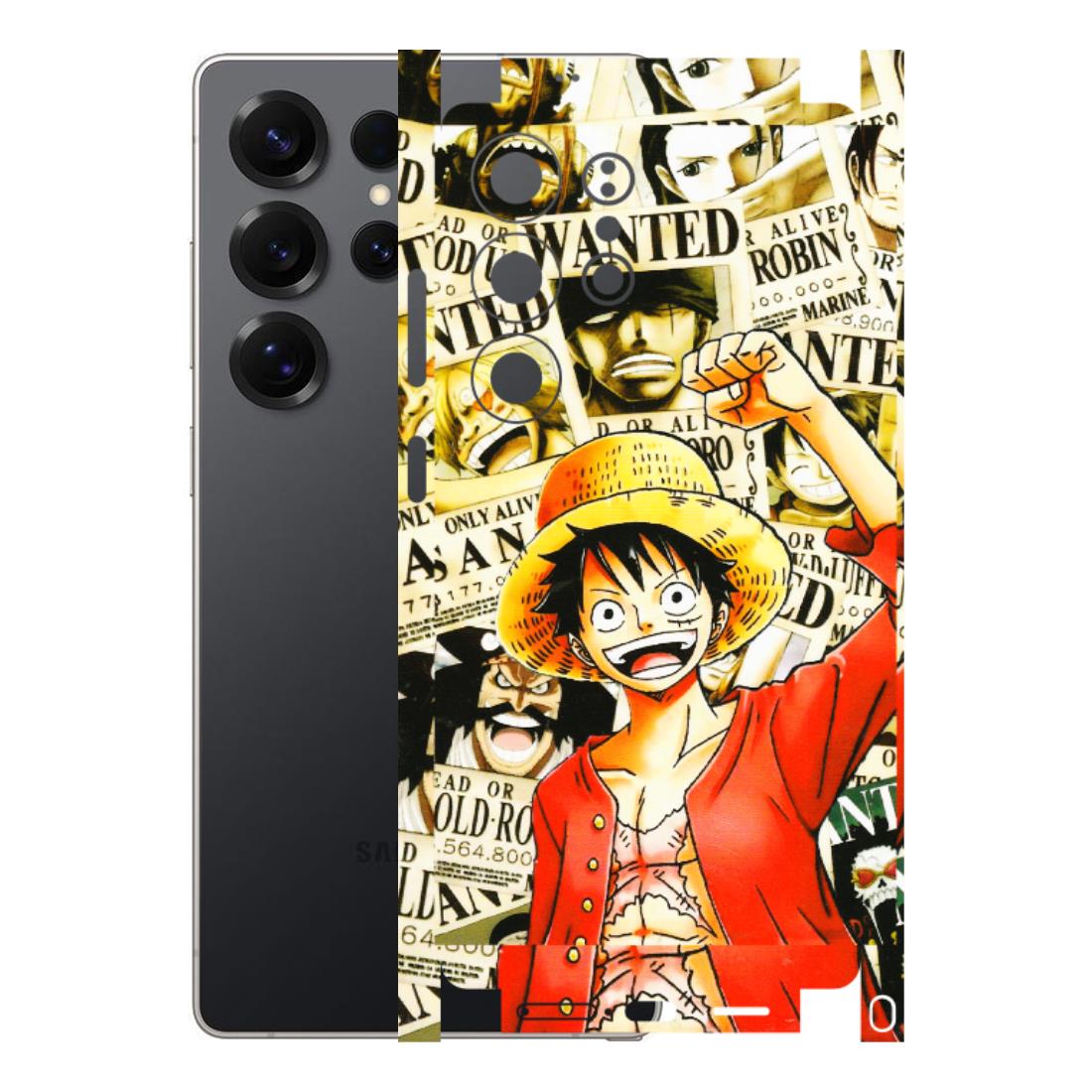 Samsung A/S Series Phone Skins (All Models) - Luffy Anime - 3D Embossed Finish (L-177) Samsung Galaxy S25 Ultra (5G)