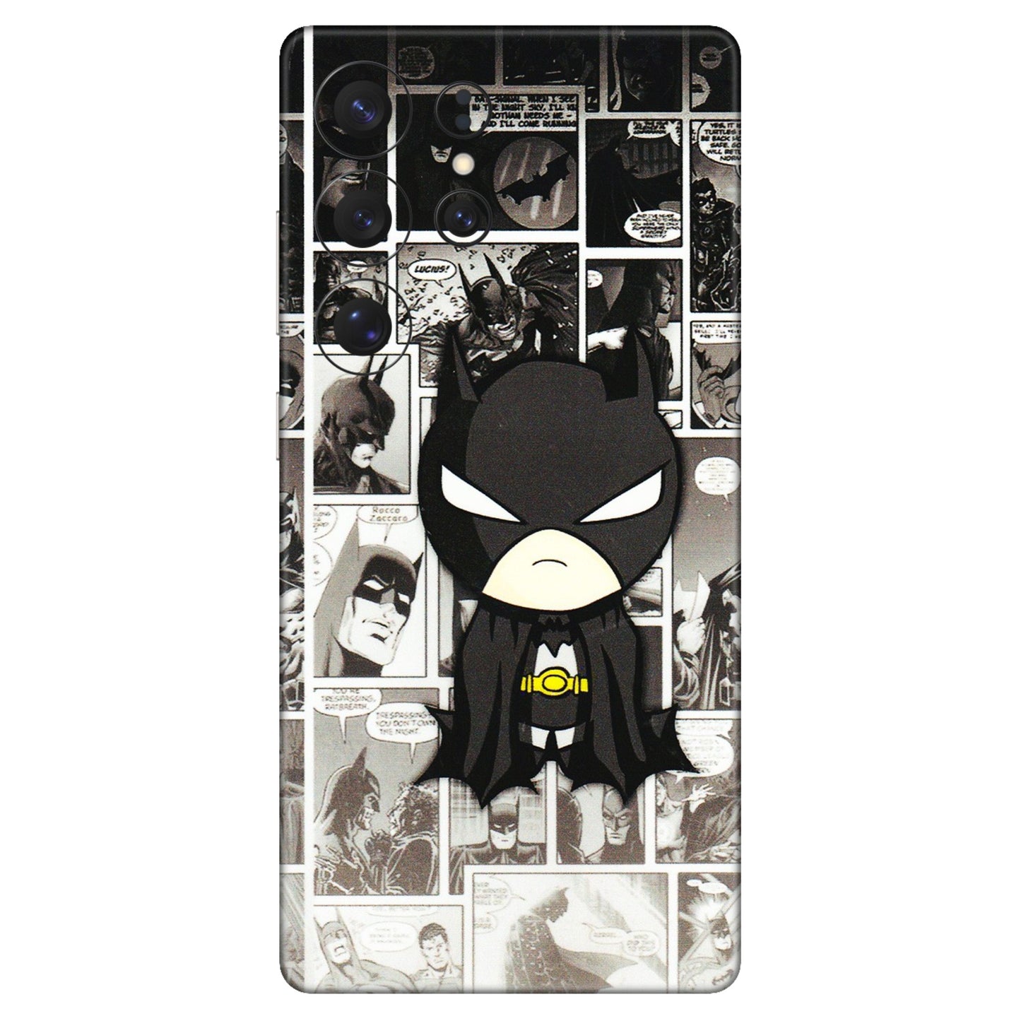 Samsung A/S Series Phone Skins (All Models) - Toon Batman - 3D Embossed Finish (L-182) Samsung Galaxy S25 Ultra (5G)