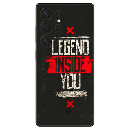 Samsung A/S Series Phone Skins (All Models) - Legend Inside You - 3D Embossed Finish (L-186) Samsung Galaxy S25 Ultra (5G)