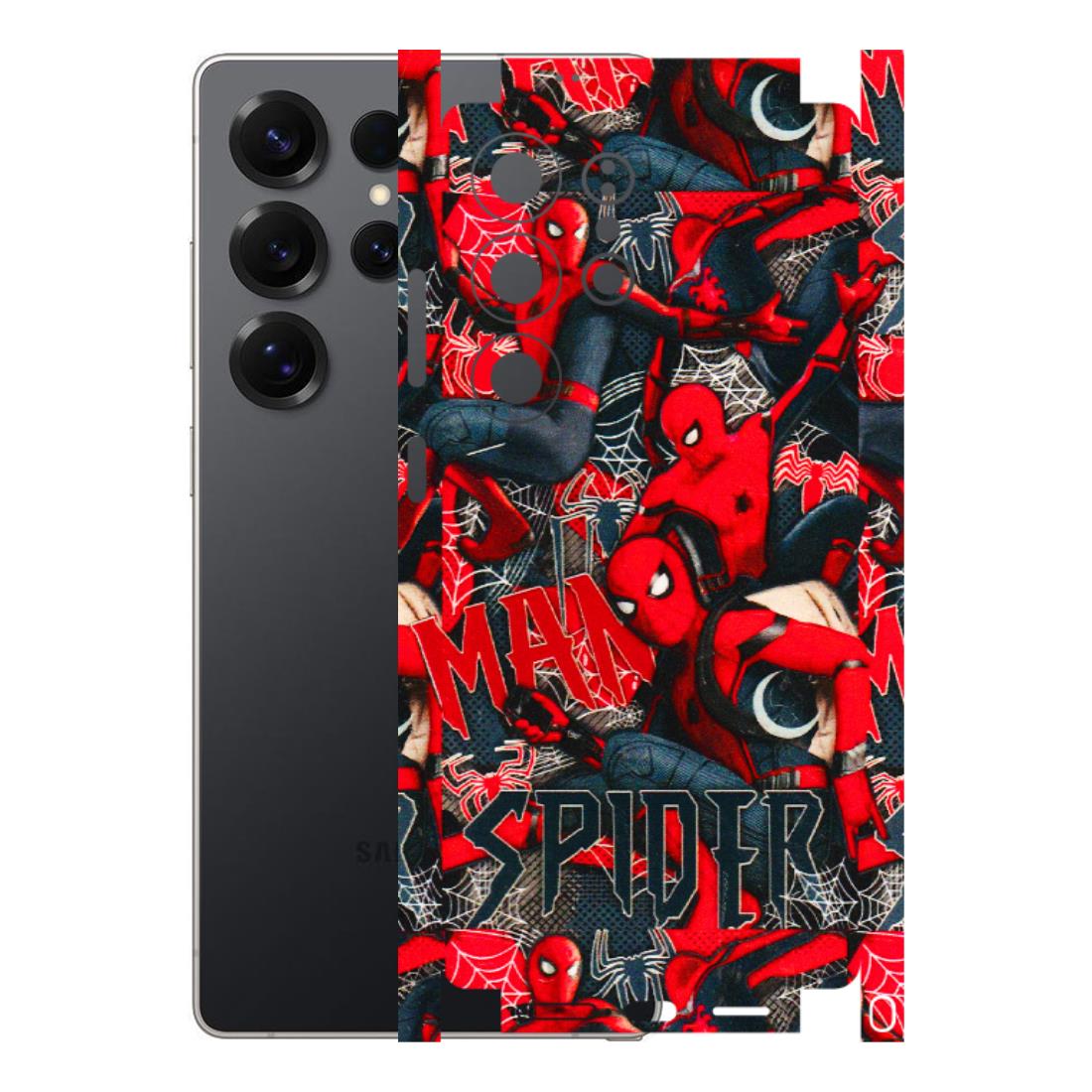 Samsung A/S Series Phone Skins (All Models) - SpiderMan Cool - 3D Embossed Finish (L-188) Samsung Galaxy S25 Ultra (5G)