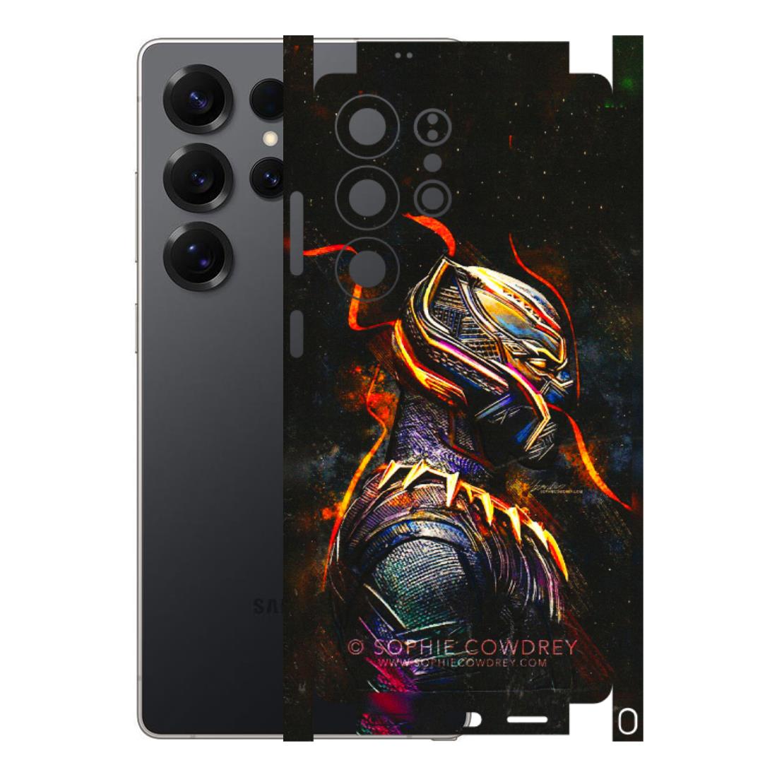 Samsung A/S Series Phone Skins (All Models) - Black Panther - 3D Embossed Finish (L-190) Samsung Galaxy S25 Ultra (5G)