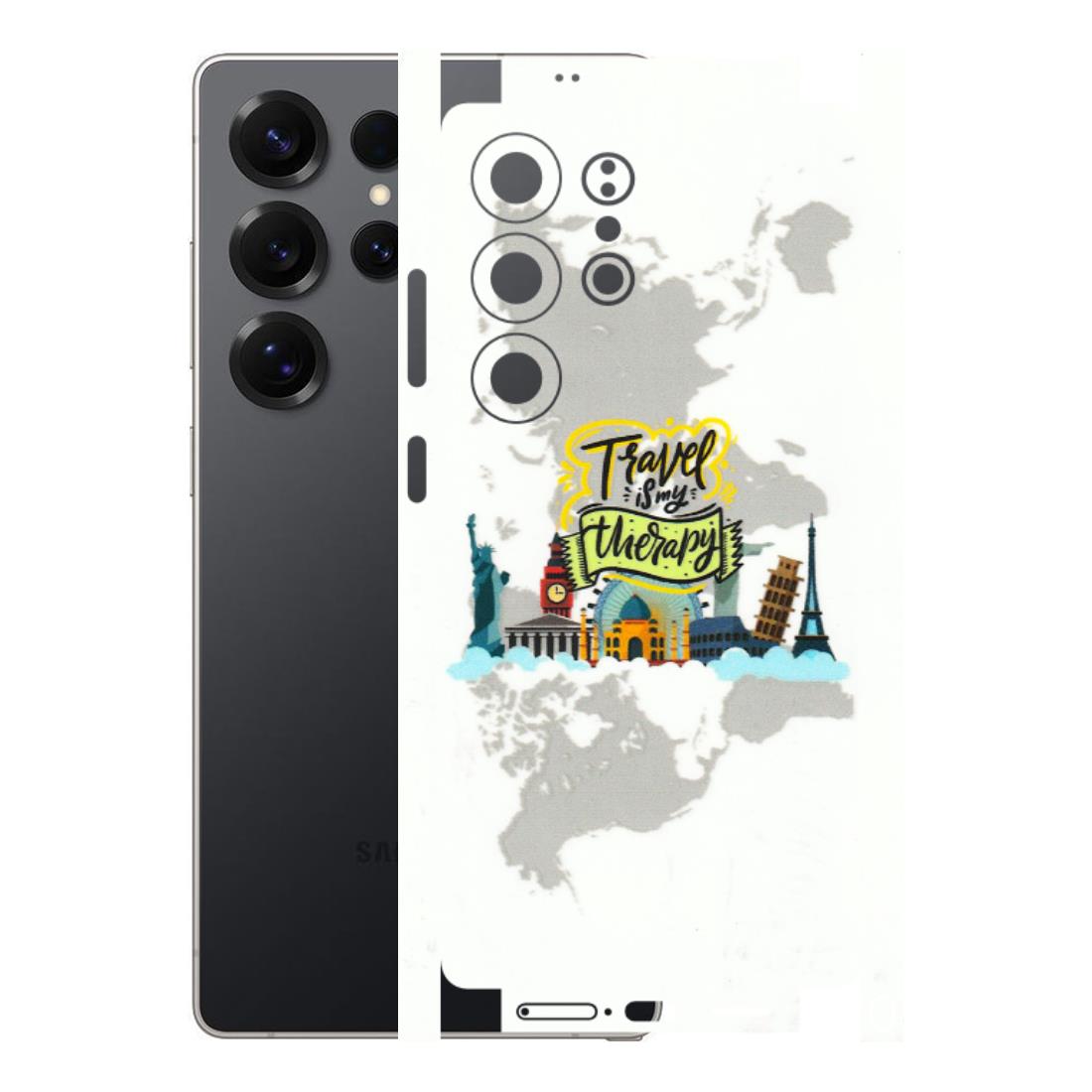 Samsung A/S Series Phone Skins (All Models) - Travel Therapy - 3D Embossed Finish (L-199) Samsung Galaxy S25 Ultra (5G)