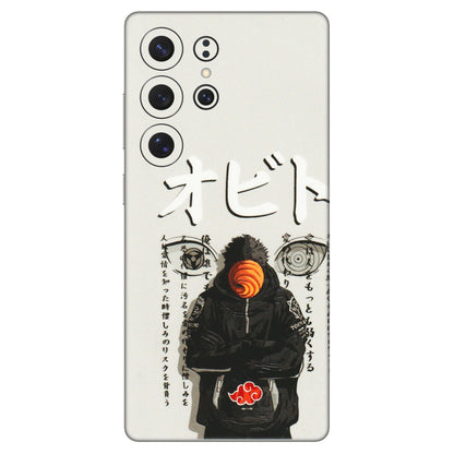 Samsung A/S Series Phone Skins (All Models) - Obito Anime Eye - 3D Embossed Finish (L-19) Samsung Galaxy S25 Ultra (5G)