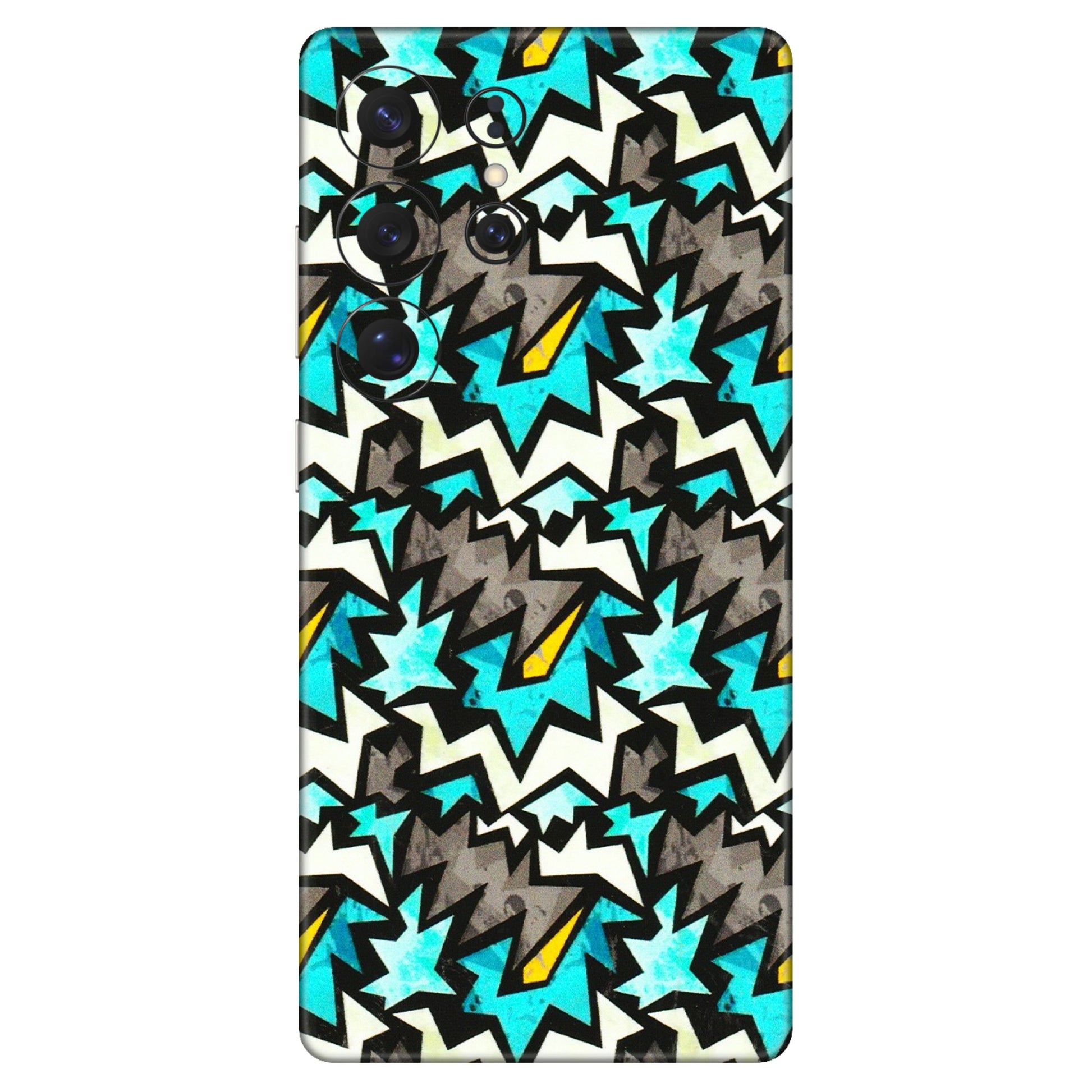 Samsung A/S Series Phone Skins (All Models) - Funky Zig Zag - 3D Embossed Finish (L-223) Samsung Galaxy S25 Ultra (5G)