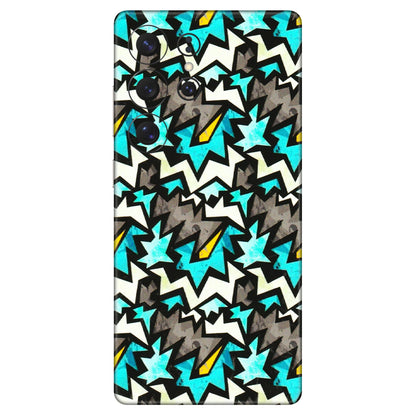 Samsung A/S Series Phone Skins (All Models) - Funky Zig Zag - 3D Embossed Finish (L-223) Samsung Galaxy S25 Ultra (5G)