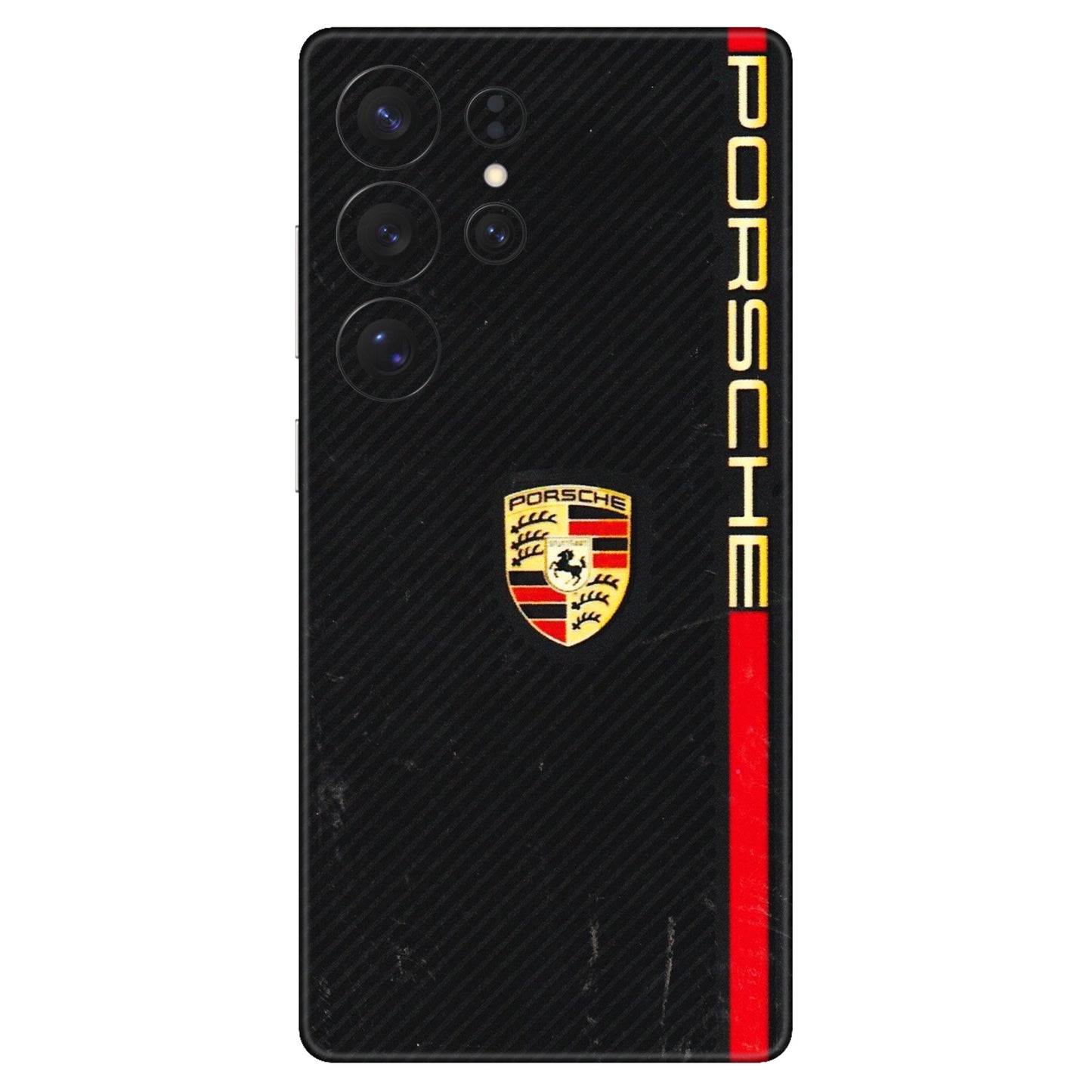 Samsung A/S Series Phone Skins (All Models) - Premium Porsche - 3D Embossed Finish (L-225) Samsung Galaxy S25 Ultra (5G)