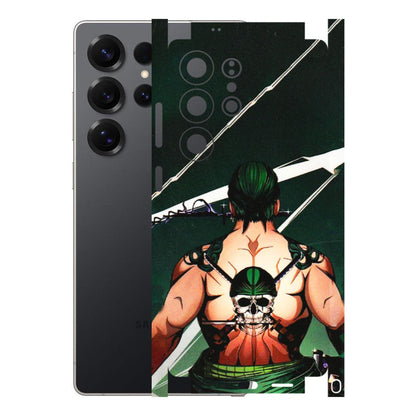 Samsung A/S Series Phone Skins (All Models) - Zoro Anime - 3D Embossed Finish (L-23) Samsung Galaxy S25 Ultra (5G)
