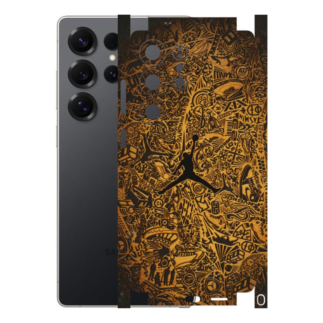 Samsung A/S Series Phone Skins (All Models) - Premium Gold Basketball Player - 3D Embossed Finish (L-236) Samsung Galaxy S25 Ultra (5G)