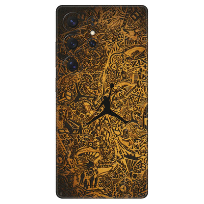 Samsung A/S Series Phone Skins (All Models) - Premium Gold Basketball Player - 3D Embossed Finish (L-236) Samsung Galaxy S25 Ultra (5G)