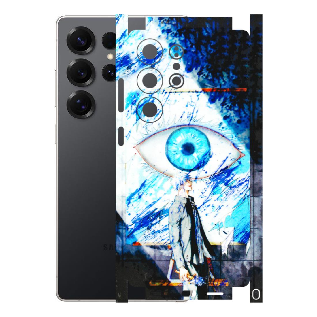 Samsung A/S Series Phone Skins (All Models) - Gojo Satoru evil eye - 3D Embossed Finish (L-239) Samsung Galaxy S25 Ultra (5G)