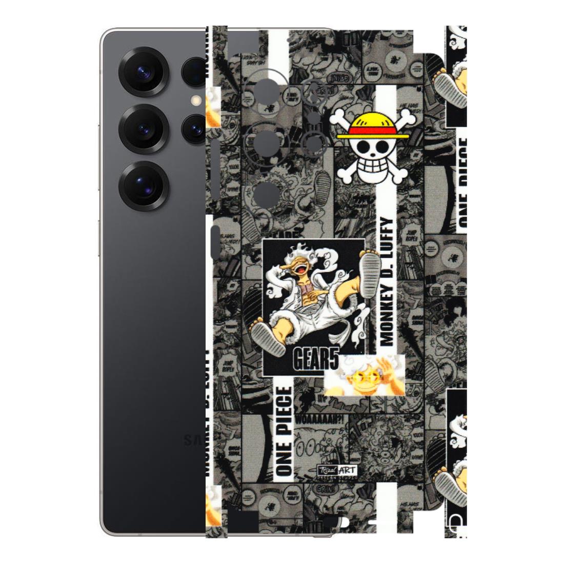Samsung A/S Series Phone Skins (All Models) - Cuffy Anime MonkeyCamic - 3D Embossed Finish (L-242) Samsung Galaxy S25 Ultra (5G)