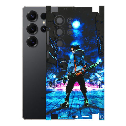 Samsung A/S Series Phone Skins (All Models) - Demon Slayer Sword - 3D Embossed Finish (L-247) Samsung Galaxy S25 Ultra (5G)