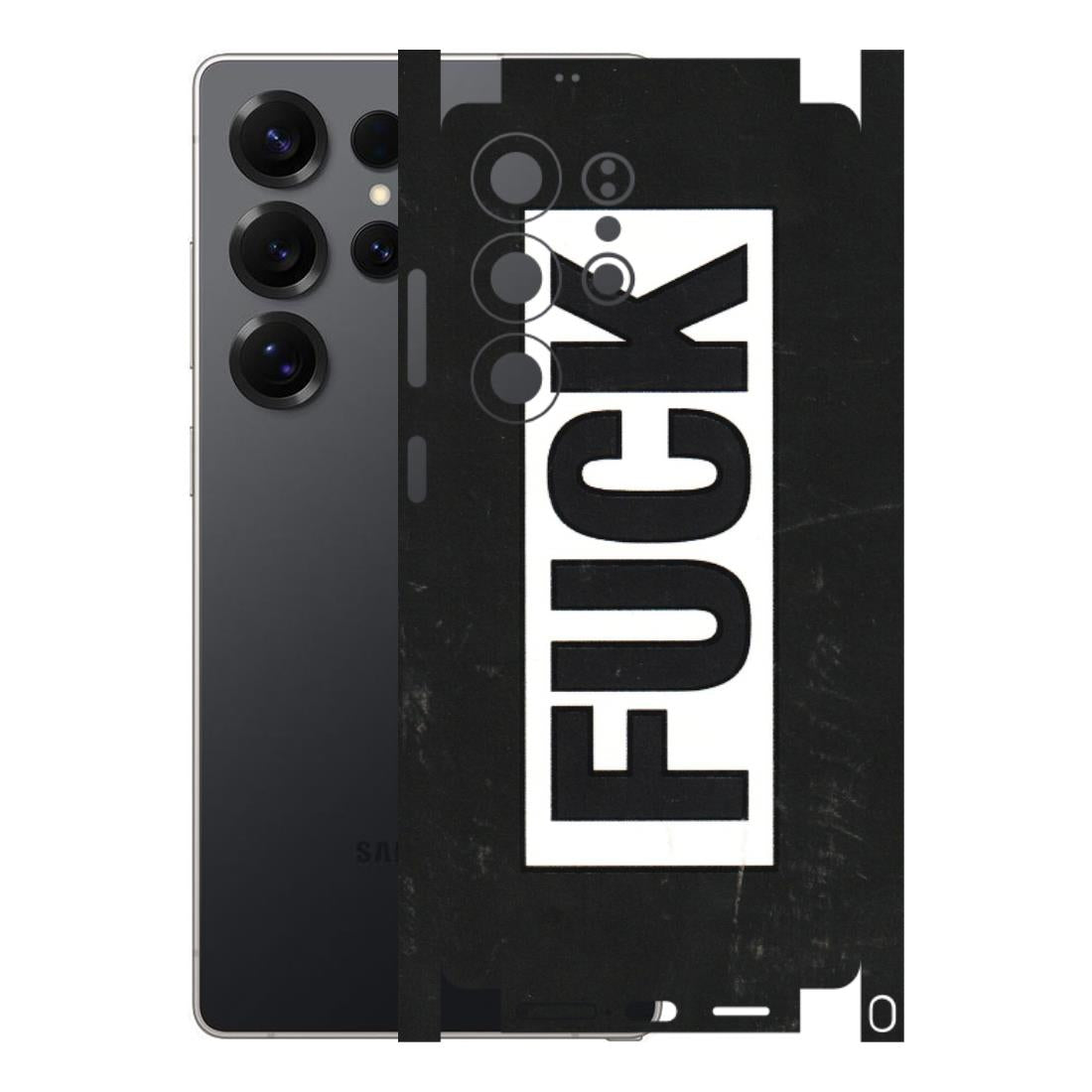 Samsung A/S Series Phone Skins (All Models) - The F Word - 3D Embossed Finish (L-255) Samsung Galaxy S25 Ultra (5G)