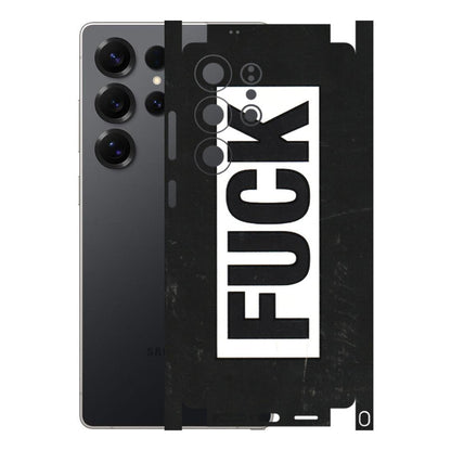 Samsung A/S Series Phone Skins (All Models) - The F Word - 3D Embossed Finish (L-255) Samsung Galaxy S25 Ultra (5G)