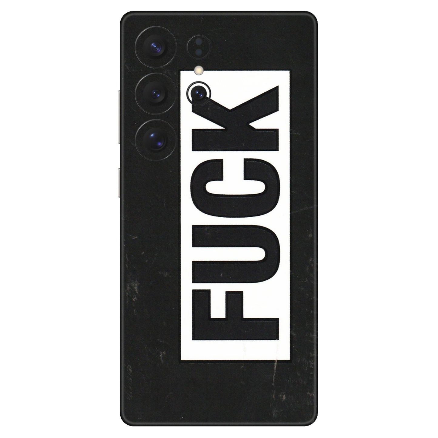 Samsung A/S Series Phone Skins (All Models) - The F Word - 3D Embossed Finish (L-255) Samsung Galaxy S25 Ultra (5G)