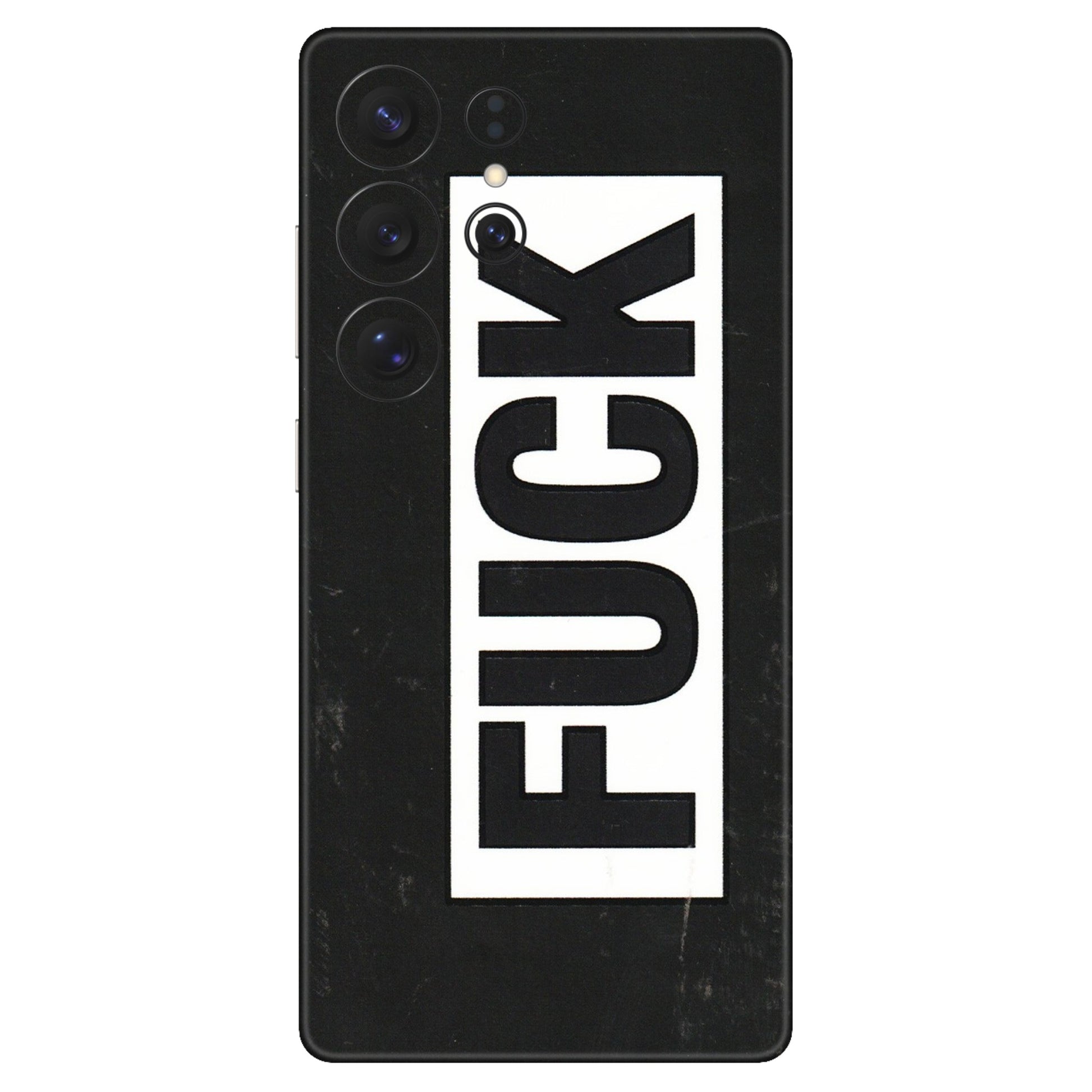 Samsung A/S Series Phone Skins (All Models) - The F Word - 3D Embossed Finish (L-255) Samsung Galaxy S25 Ultra (5G)