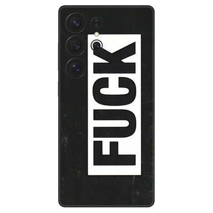 Samsung A/S Series Phone Skins (All Models) - The F Word - 3D Embossed Finish (L-255) Samsung Galaxy S25 Ultra (5G)