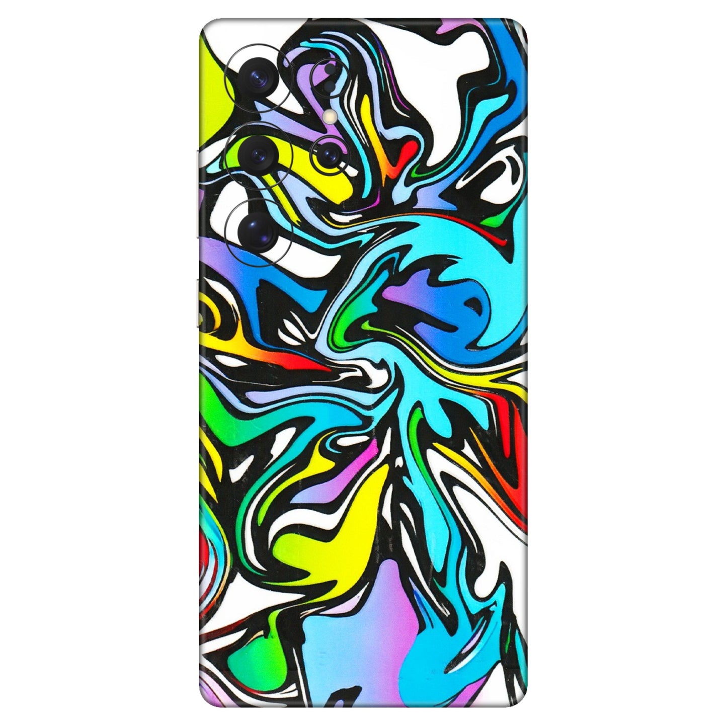 Samsung A/S Series Phone Skins (All Models) - Abstract Colour Paints - 3D Embossed Finish (L-271) Samsung Galaxy S25 Ultra (5G)