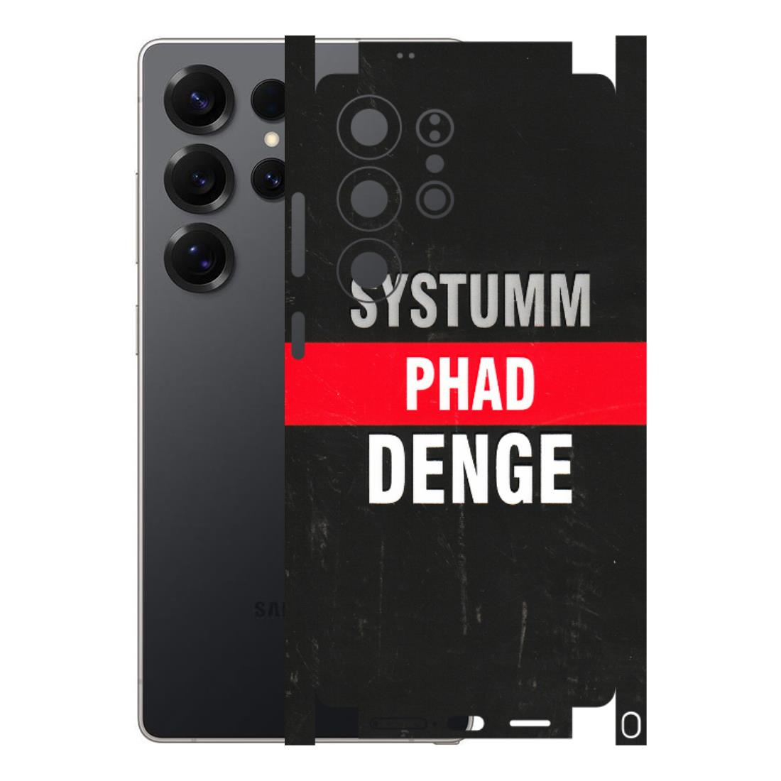 Samsung A/S Series Phone Skins (All Models) - Systumm Phad Denge - 3D Embossed Finish (L-278) Samsung Galaxy S25 Ultra (5G)