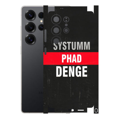 Samsung A/S Series Phone Skins (All Models) - Systumm Phad Denge - 3D Embossed Finish (L-278) Samsung Galaxy S25 Ultra (5G)