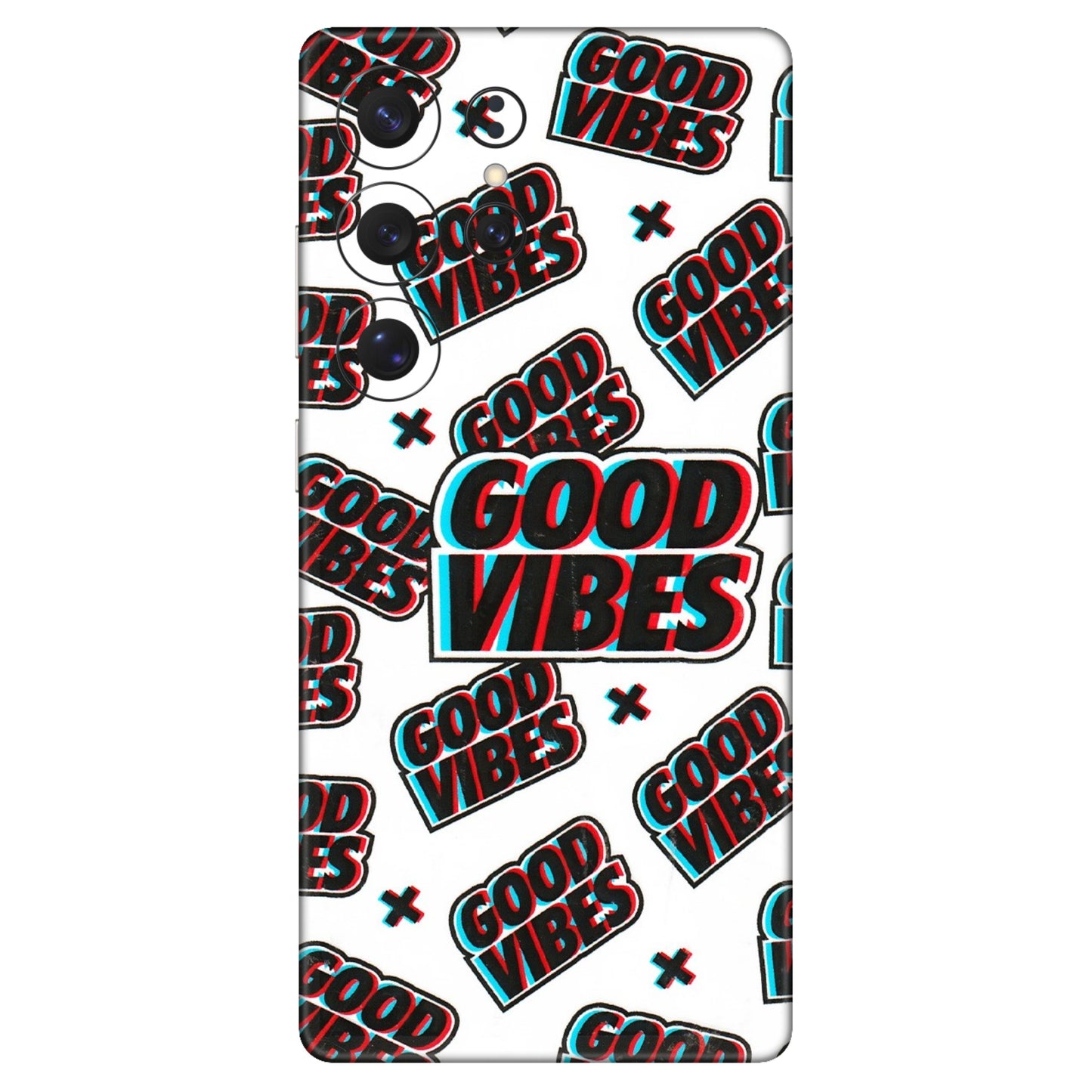 Samsung A/S Series Phone Skins (All Models) - Good Vibes - 3D Embossed Finish (L-282) Samsung Galaxy S25 Ultra (5G)
