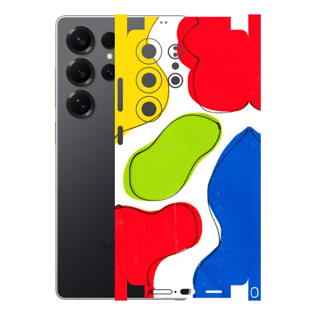 Samsung A/S Series Phone Skins (All Models) - RGB Colour Paint - 3D Embossed Finish (L-284) Samsung Galaxy S25 Ultra (5G)