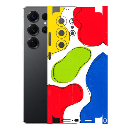 Samsung A/S Series Phone Skins (All Models) - RGB Colour Paint - 3D Embossed Finish (L-284) Samsung Galaxy S25 Ultra (5G)